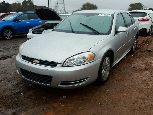 2G1WF5EKXB1238325 - 2011 CHEVROLET IMPALA LS SILVER photo 2