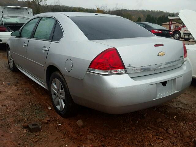2G1WF5EKXB1238325 - 2011 CHEVROLET IMPALA LS SILVER photo 3