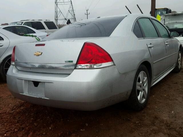 2G1WF5EKXB1238325 - 2011 CHEVROLET IMPALA LS SILVER photo 4