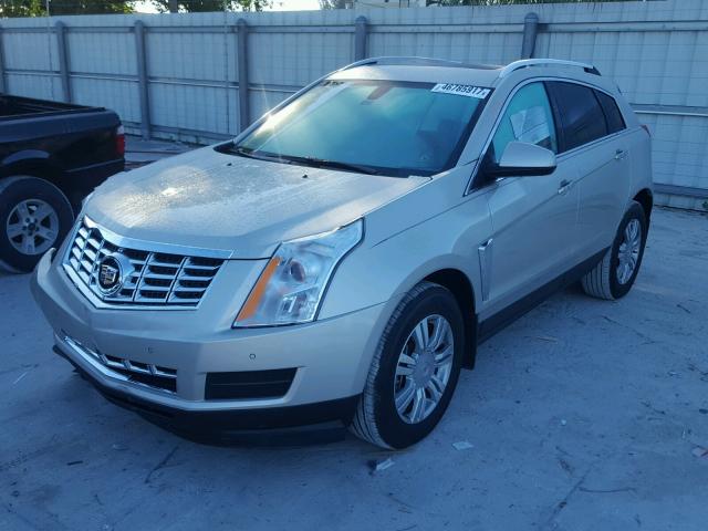 3GYFNBE3XES646697 - 2014 CADILLAC SRX LUXURY BEIGE photo 2