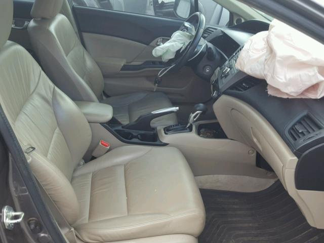 19XFB2F98CE089690 - 2012 HONDA CIVIC EXL ნაცრისფერი ფოტო 5