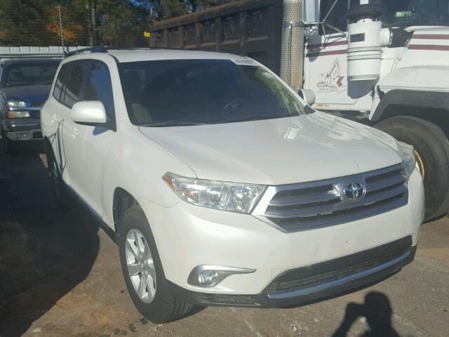 5TDZA3EH6DS031745 - 2013 TOYOTA HIGHLANDER WHITE photo 1