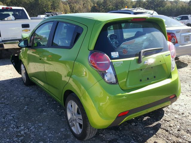 KL8CD6S99FC806399 - 2015 CHEVROLET SPARK 1LT GREEN photo 3