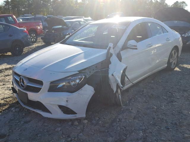 WDDSJ4GB4FN205178 - 2015 MERCEDES-BENZ CLA 250 4M WHITE photo 2