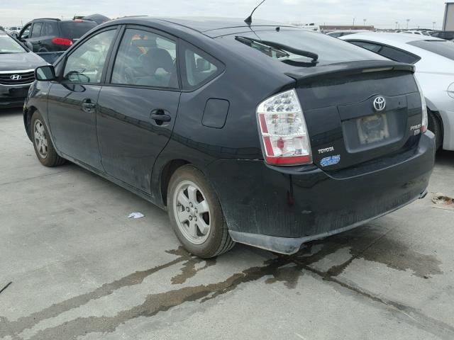 JTDKB20U867510775 - 2006 TOYOTA PRIUS BLACK photo 3