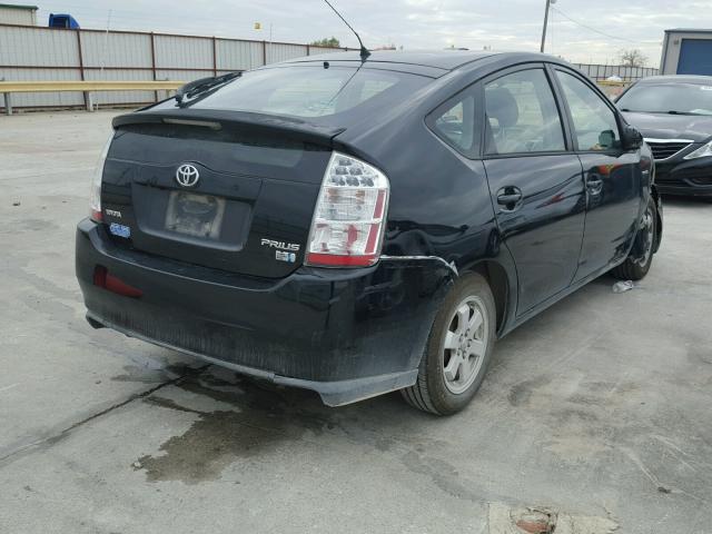 JTDKB20U867510775 - 2006 TOYOTA PRIUS BLACK photo 4