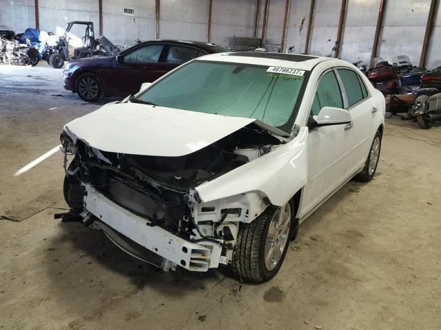 1G1ZD5EU7CF350742 - 2012 CHEVROLET MALIBU 2LT WHITE photo 2