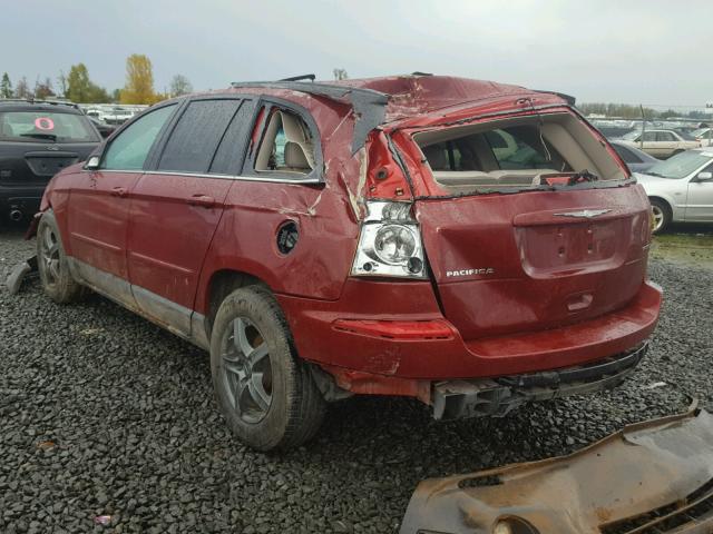 2C8GF68454R549324 - 2004 CHRYSLER PACIFICA RED photo 3