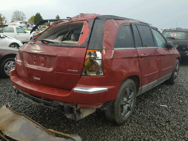 2C8GF68454R549324 - 2004 CHRYSLER PACIFICA RED photo 4