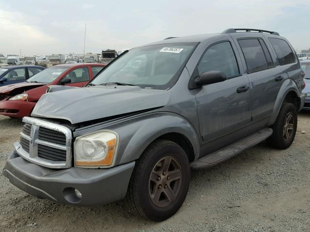 1D4HD48246F159133 - 2006 DODGE DURANGO SL GRAY photo 2