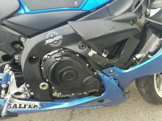 JS1GN7FA3D2100445 - 2013 SUZUKI GSX-R600 BLUE photo 9