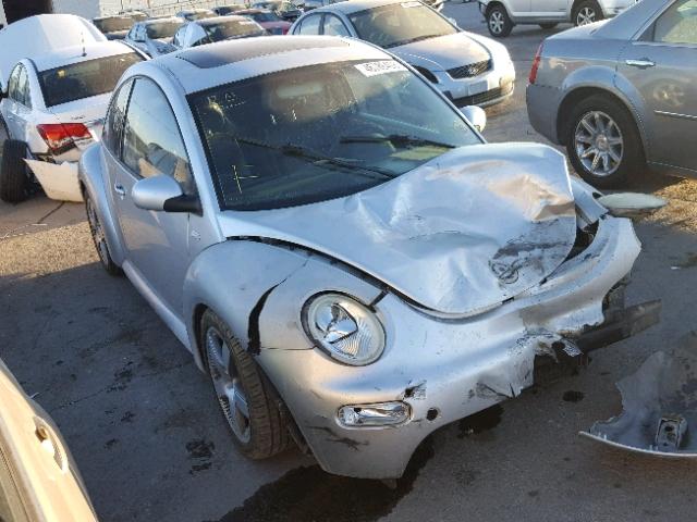 3VWED21C91M477407 - 2001 VOLKSWAGEN NEW BEETLE Gümüş foto 1