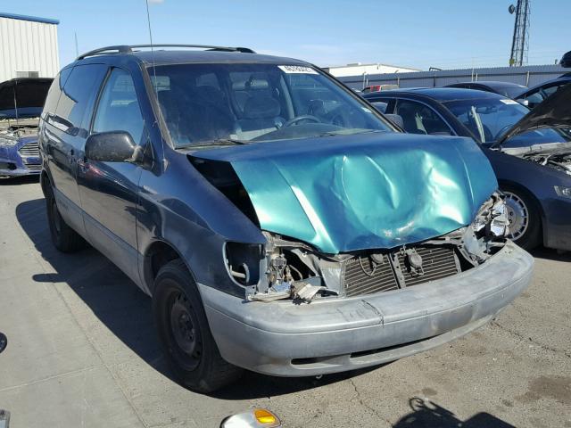 4T3ZF13C3WU055032 - 1998 TOYOTA SIENNA LE GREEN photo 1