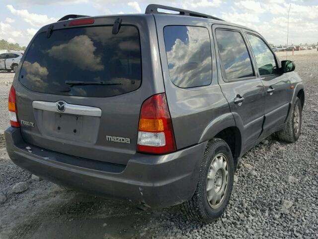 4F2YZ041X3KM51974 - 2003 MAZDA TRIBUTE LX GRAY photo 4