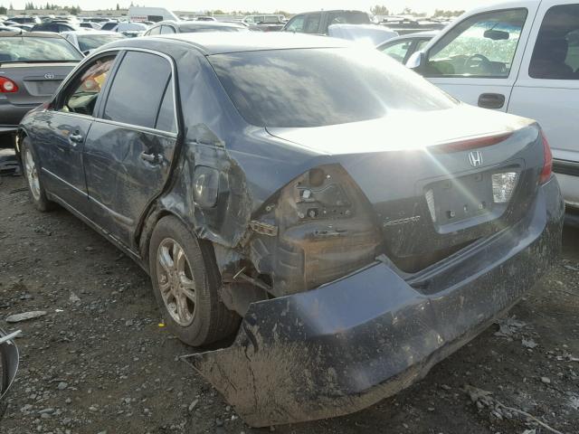 JHMCM56357C013396 - 2007 HONDA ACCORD SE GRAY photo 3