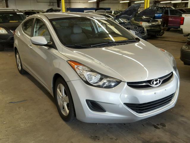 5NPDH4AE9DH235324 - 2013 HYUNDAI ELANTRA GL SILVER photo 1