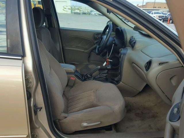 1G2NE52F53C189919 - 2003 PONTIAC GRAND AM S ოქროსფერი ფოტო 5