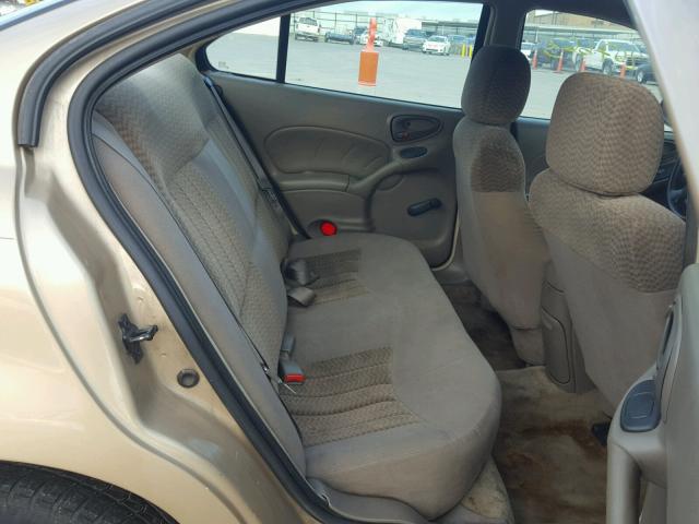 1G2NE52F53C189919 - 2003 PONTIAC GRAND AM S ოქროსფერი ფოტო 6