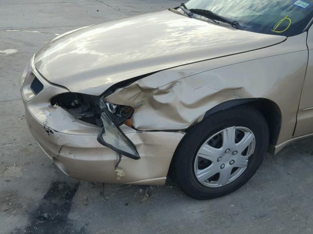 1G2NE52F53C189919 - 2003 PONTIAC GRAND AM S ოქროსფერი ფოტო 9