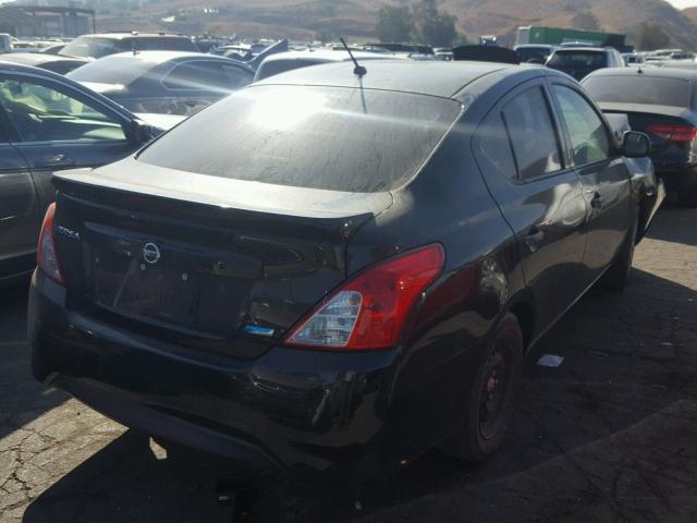 3N1CN7AP6FL822061 - 2015 NISSAN VERSA S/S BLACK photo 4