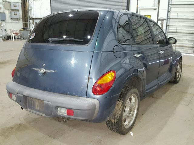 3C4FY58B42T276449 - 2002 CHRYSLER PT CRUISER BLUE photo 4