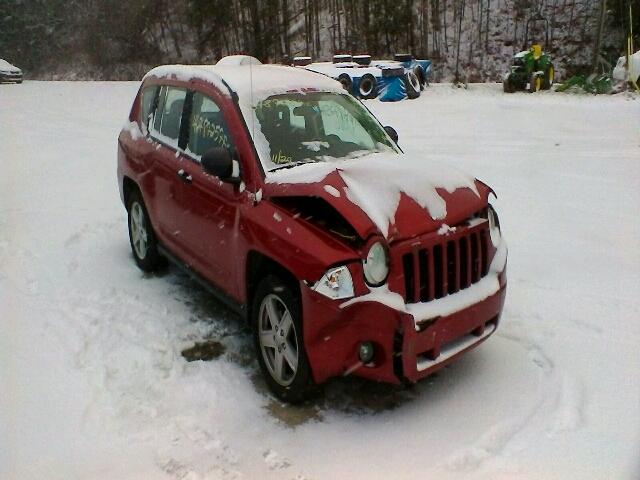 1J4FF47B19D177387 - 2009 JEEP COMPASS SP RED photo 1