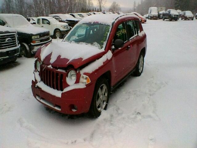 1J4FF47B19D177387 - 2009 JEEP COMPASS SP RED photo 2
