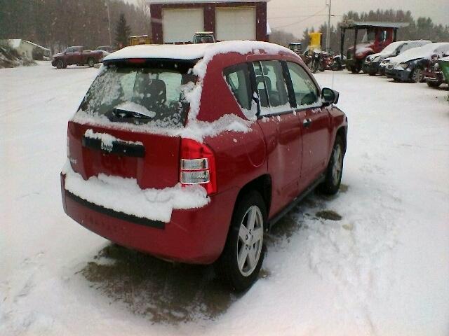 1J4FF47B19D177387 - 2009 JEEP COMPASS SP RED photo 4
