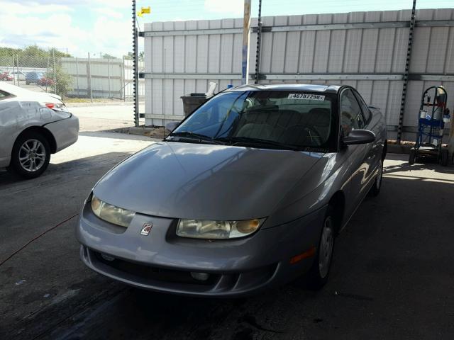 1G8ZH127XVZ236359 - 1997 SATURN SC2 SILVER photo 2