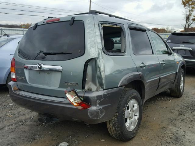 4F2YZ04164KM06788 - 2004 MAZDA TRIBUTE LX GREEN photo 4