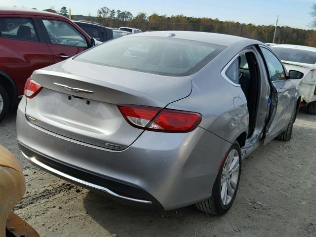 1C3CCCAB5FN746045 - 2015 CHRYSLER 200 LIMITE GRAY photo 4