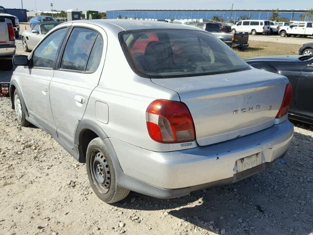 JTDBT1231Y0064511 - 2000 TOYOTA ECHO SILVER photo 3