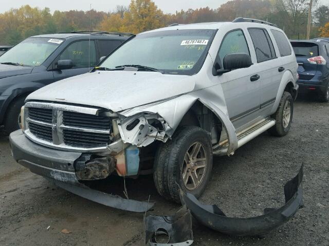 1D8HB48N56F153405 - 2006 DODGE DURANGO SL SILVER photo 2