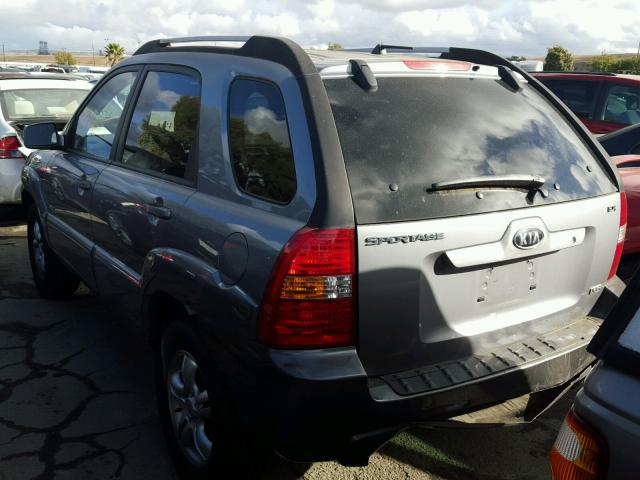 KNDJE723657064659 - 2005 KIA NEW SPORTA GRAY photo 3