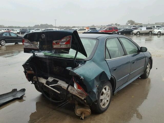 JHMCG56642C007227 - 2002 HONDA ACCORD EX GREEN photo 4