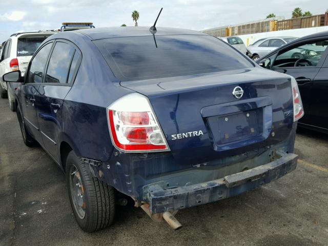 3N1AB61E68L740102 - 2008 NISSAN SENTRA 2.0 BLUE photo 3