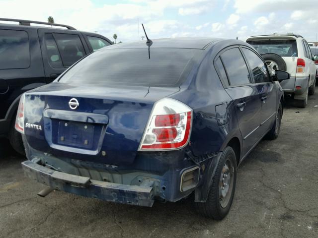 3N1AB61E68L740102 - 2008 NISSAN SENTRA 2.0 BLUE photo 4