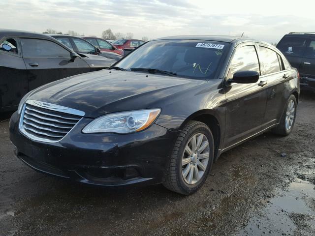 1C3CCBBB3DN696042 - 2013 CHRYSLER 200 TOURIN BLACK photo 2