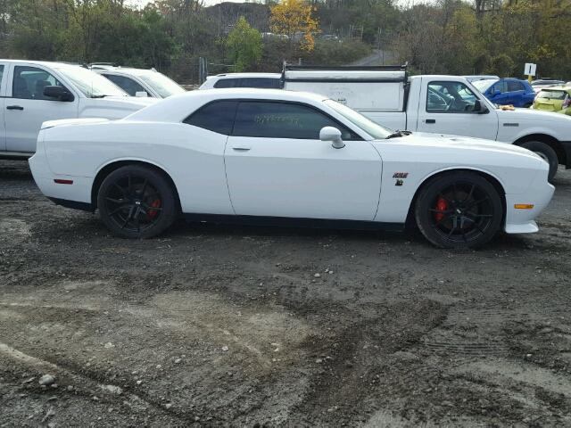 2C3CDYCJ5CH130624 - 2012 DODGE CHALLENGER WHITE photo 9