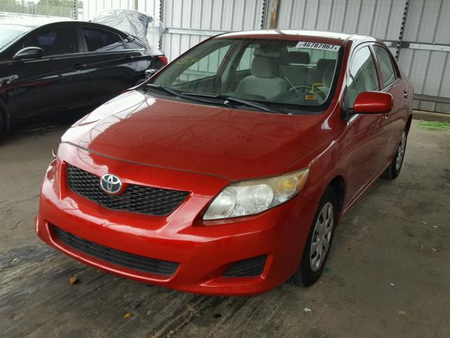 JTDBL40E79J020465 - 2009 TOYOTA COROLLA BA RED photo 2