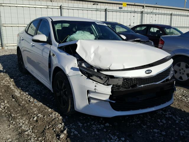 5XXGT4L30HG167231 - 2017 KIA OPTIMA LX WHITE photo 1