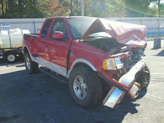 1FTRX08L42KE01060 - 2002 FORD F150 RED photo 1