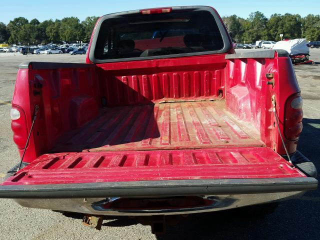 1FTRX08L42KE01060 - 2002 FORD F150 RED photo 10