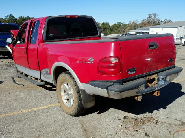 1FTRX08L42KE01060 - 2002 FORD F150 RED photo 3