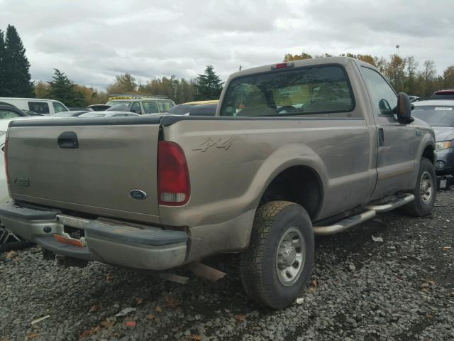 1FTNF21L54EA08113 - 2004 FORD F250 SUPER GOLD photo 4