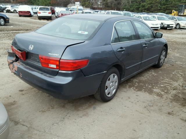 1HGCM56455A098793 - 2005 HONDA ACCORD LX GRAY photo 4