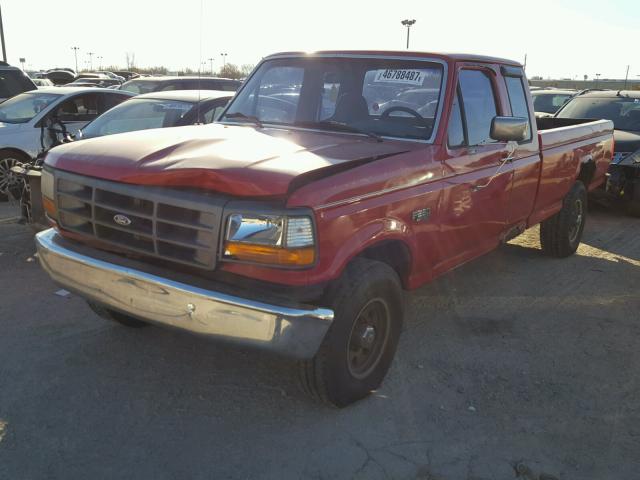 1FTHX25H6VEA44684 - 1997 FORD F250 RED photo 2