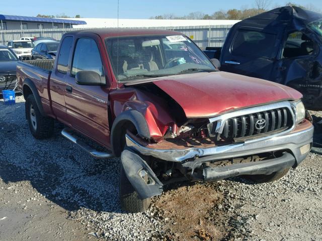 5TEWM72N92Z089828 - 2002 TOYOTA TACOMA XTR RED photo 1