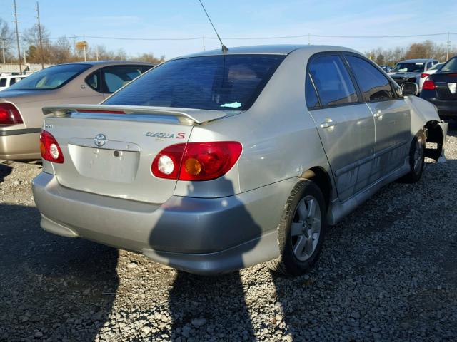 1NXBR32E83Z180426 - 2003 TOYOTA COROLLA CE SILVER photo 4