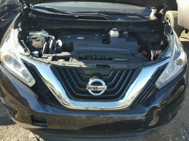 5N1AZ2MGXFN232805 - 2015 NISSAN MURANO S BLACK photo 7